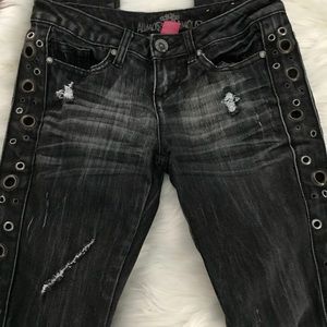 Almost Famous Distressed Jeans - image 1